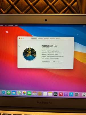 A picture of Mackbook Air 2014