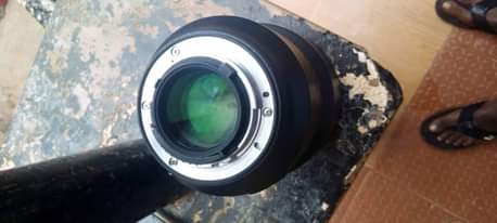 A picture of Nikon camera lens