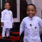 A picture of Indoor shoes Ankara suits