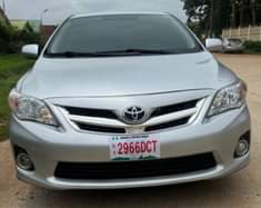 A picture of 7 8m with sambo 2013 Toyota Corolla on belt with