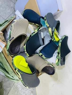 A picture of Crocs in all types at 80K