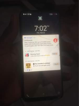 A picture of Inifinix hot8 lite