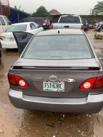 A picture of Registered 04 Toyota Corolla