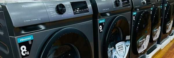 A picture of Hisense front loaders washing machines