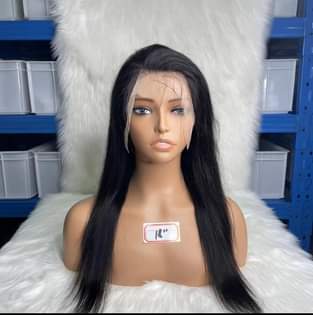 A picture of Human hair bundles and wigs