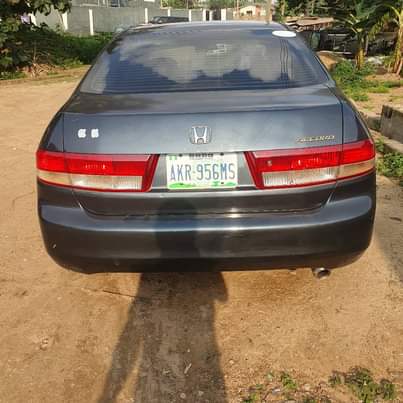 A picture of REGISTERED HONDA ACCORD 2004 FIRSTBODY HAS CLEAN LEATHER SEAT INTERIOR