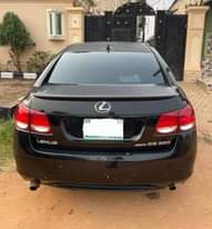 A picture of Clean Nigerian Used Black Lexus GS350 2008 Full Options Upgraded