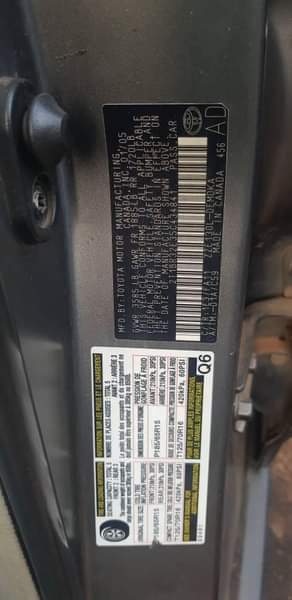 A picture of Toyota Corolla 2005 model First Body For Sale Engine Gear