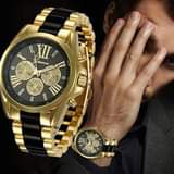 A picture of Fashion Mens Wrist Watch Fashion Waterproof Calendar Quartz WristWatch