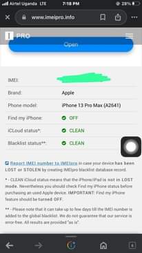 A picture of Iphone 13pro max