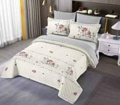 A picture of New designs cotton bedspreads Package has One bedsheet two pillowcases