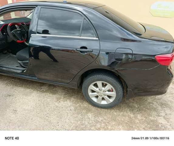 A picture of Distress distress of Toyota Corolla 2010 model With good and