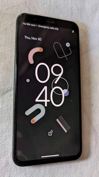 A picture of Google pixel 4