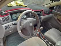 A picture of Toyota corolla 2004 very nearly used