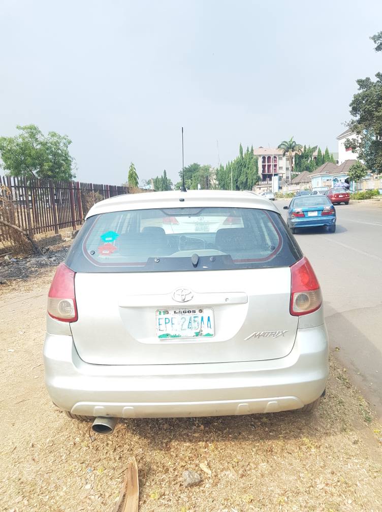A picture of Toyota matrix 2003 model for sale
