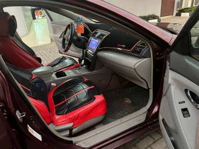 A picture of Toyota Camry 2010 model Neatly baked on first body pan