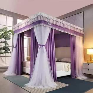 A picture of 4 stands steel flame mosquito Nets