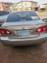 A picture of Corolla 05 everything working perfect including AC going for 2