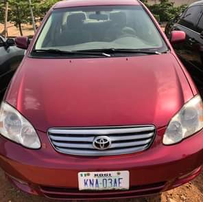A picture of Toyota Corolla 2004 model Everything is working perfectly Location Abuja