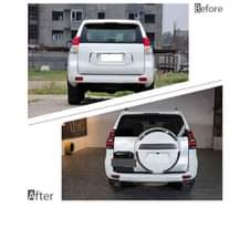 A picture of Toyota Land cruiser Prado 150 upgrade body kit