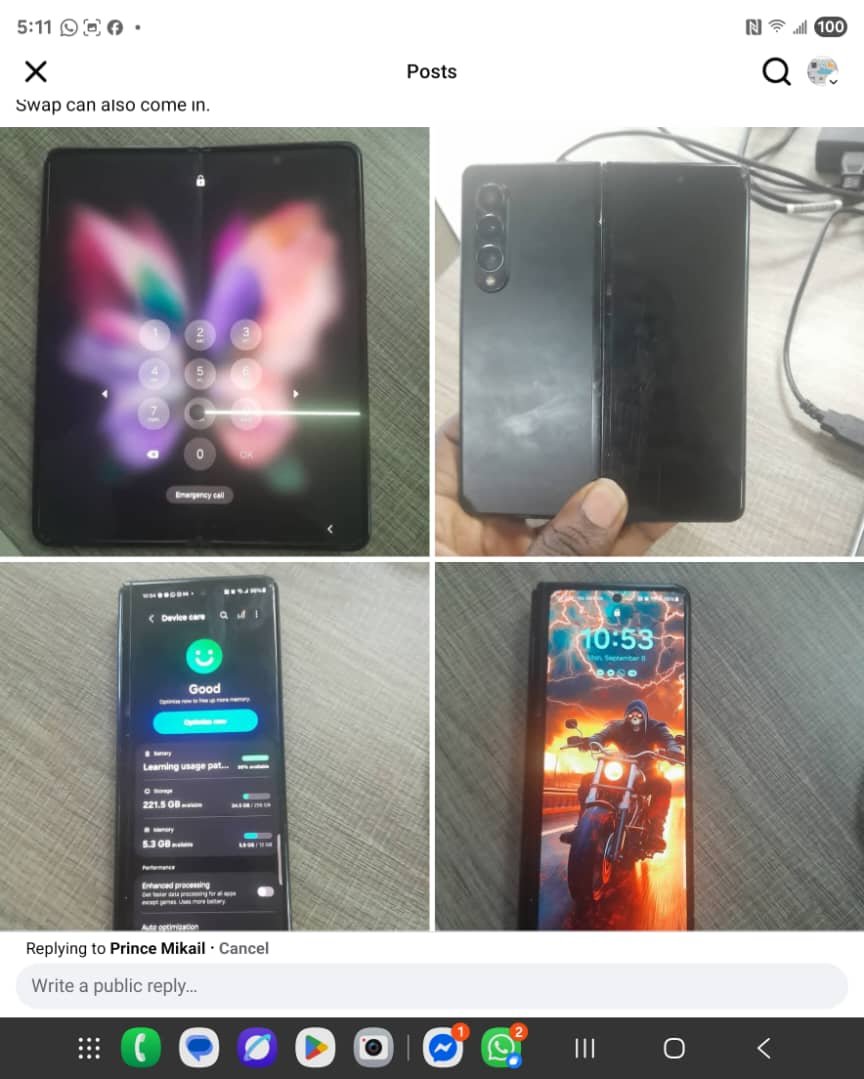 A picture of Samsung Galaxy Fold 3
