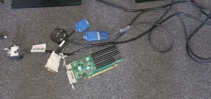 A picture of 2 Dell computer screen inch 20