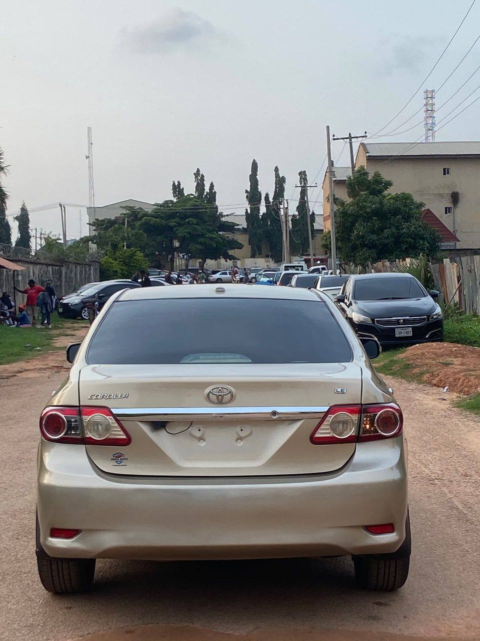 A picture of Toyota Corolla 2008 model Used in good condition Everything working