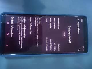 A picture of Its Samsung Galaxy Note 8