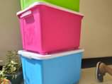 A picture of airtight storage containers
