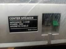 A picture of Home Theater metallic body Speakers 5pices