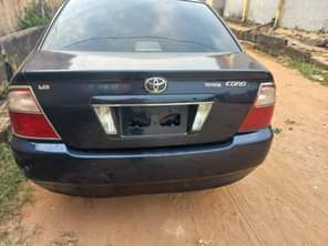 A picture of Toyota corrola 07 vvt i repainted on first body and