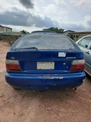 A picture of Toyota Corolla old model lift back automatic transmission engine and