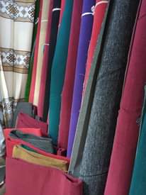 A picture of Wall to wall woolen carpets