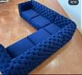 A picture of L shaped sofas
