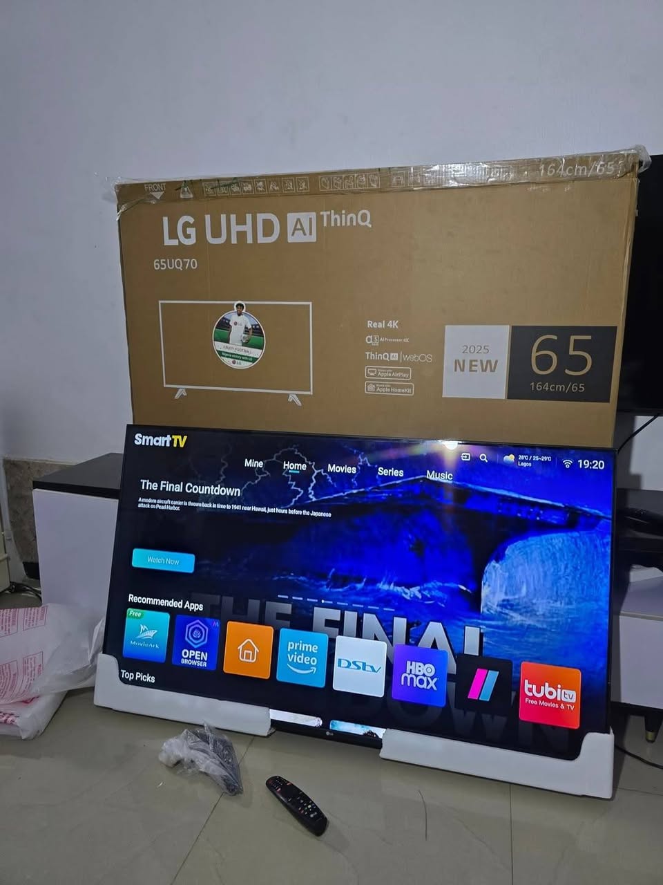 A picture of LG TV UHD 65inches at 1 3M