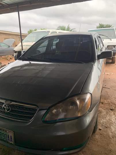 A picture of 2004 Corolla for sale in umuahia Abia state Engine untouched