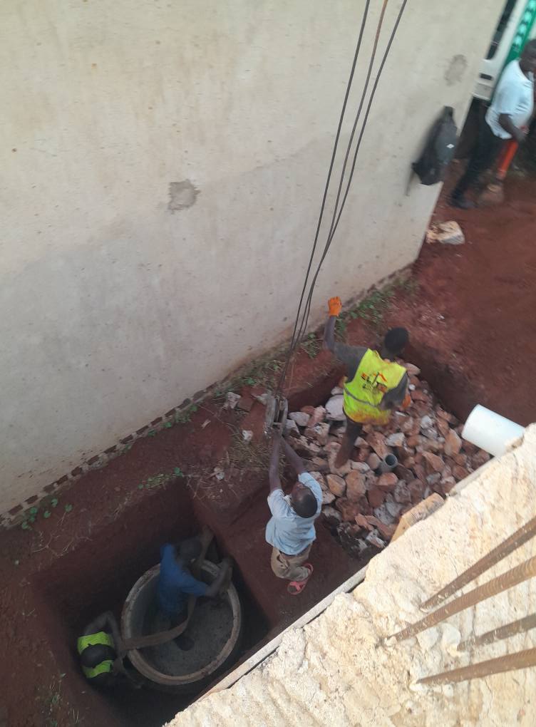 A picture of Biodigester septic toilet 1 5m plumbing