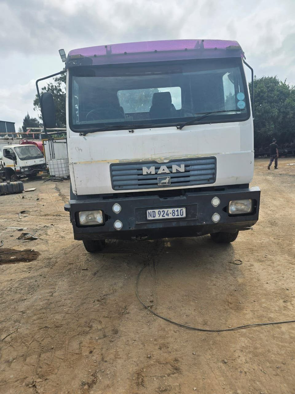 man truck
