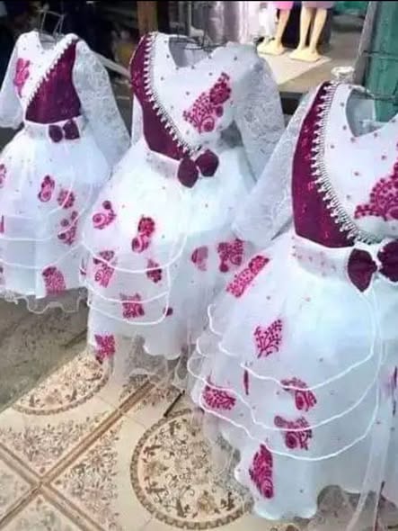 A picture of Kids and babies dresses in offer