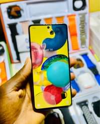 A picture of A51 5G 128G 6G Ram onscreen fingerprint 350K only