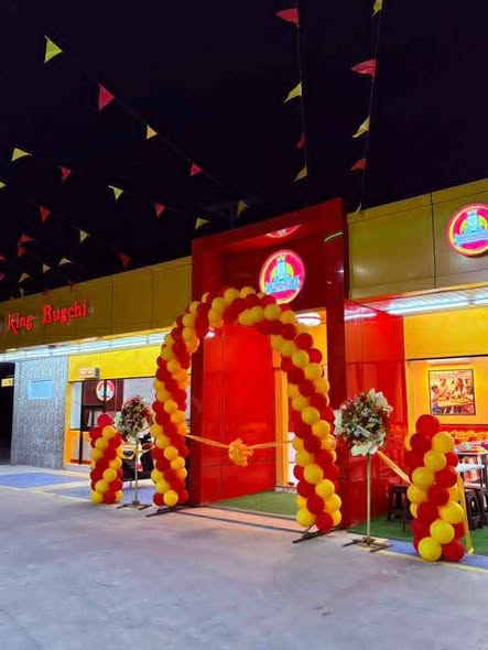 A picture of Grand opening decor