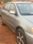 A picture of Toyota Corolla tokunbo standard is available with good condition engine