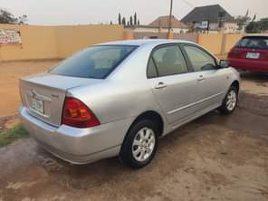 A picture of Toyota Corrola bank type 2005 model 4 sale Clean body
