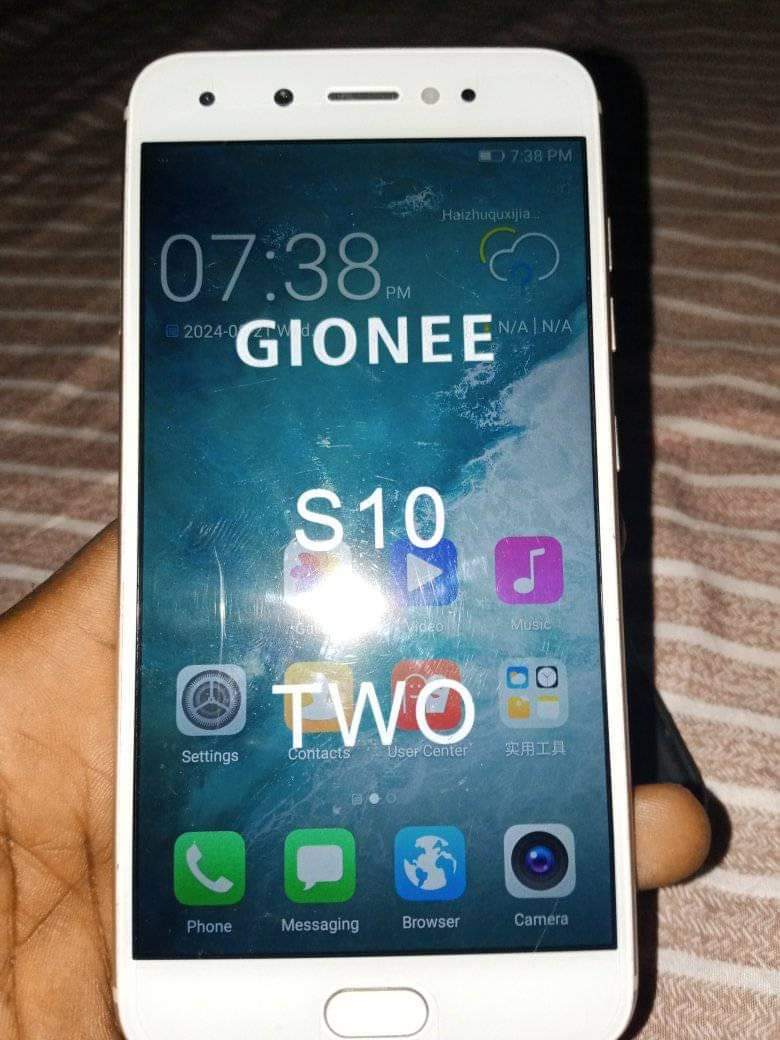 A picture of Gionne S10 6g ram and 64gb