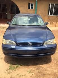 A picture of Toyota corolla 2000 Model