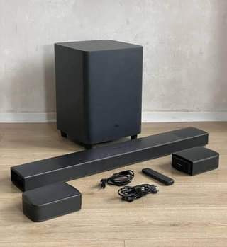 A picture of Jbl 9.1 channel Bluetooth wireless sound bar Dolby Atmos at
