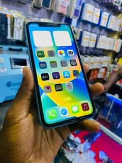 A picture of Iphone XR 128gb..8gb ram awsome blue