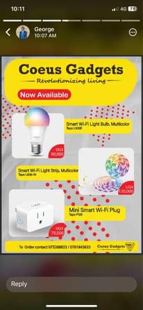 A picture of Smart Appliances Bulbs strip lights plugs door cams and more