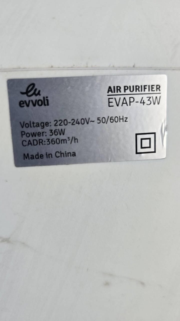 A picture of Air cleaner Evvoli