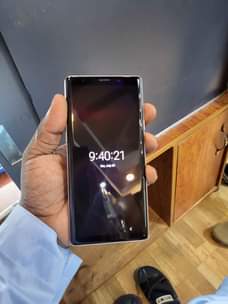 A picture of Samsung galaxy note 9